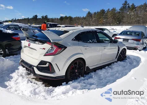 2020 Honda Civic Type R Touring z USA, uszkodzony, nr VIN SHHFK8G74LU201166